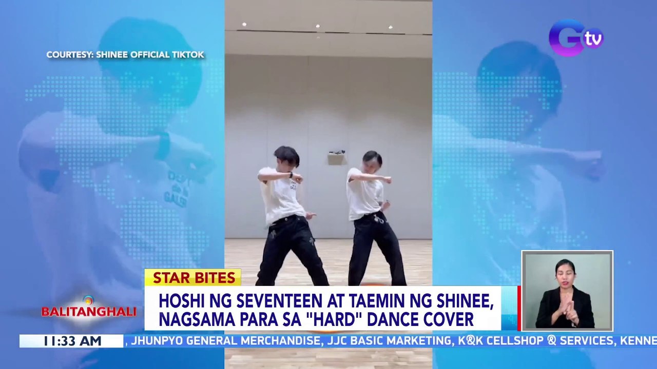 Hoshi ng Seventeen at Taemin ng SHINee, nagsama para sa "Hard" dance cover | BT
