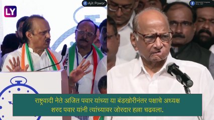 अजित पवारांवर राष्ट्रवादी अध्यक्ष Sharad Pawar यांचा घणाघात, पाहा काय म्हणाले