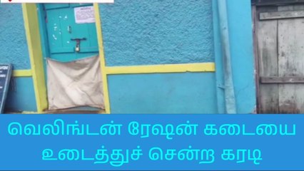 நீலகிரி: ரேஷன் கடையை உடைத்துச் சென்ற கரடியால் அச்சம்!