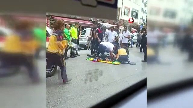Yunus timi kazaya karıştı: 1 polis memuru yaralandı