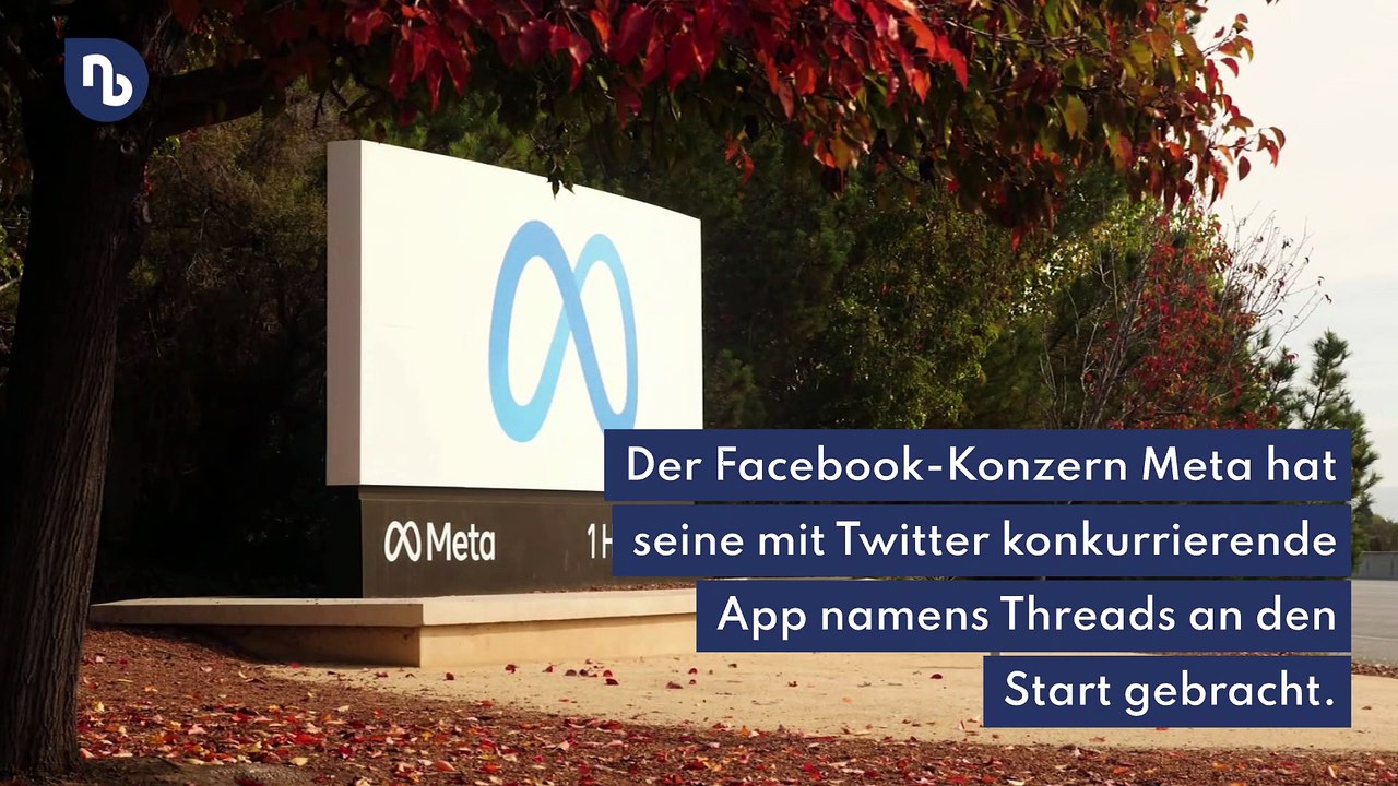 Facebook-Konzern Meta veröffentlicht Twitter-Konkurrenten Threads