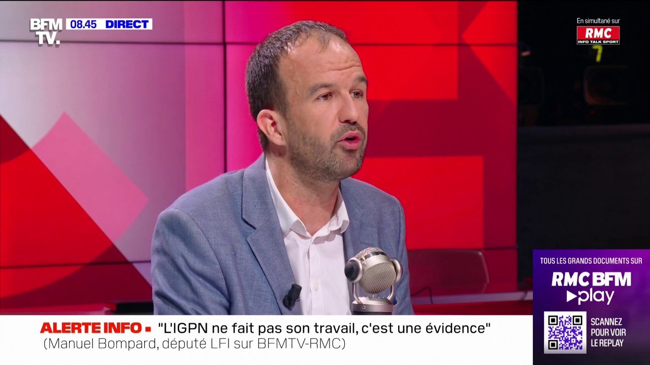 Manuel Bompard (LFI): "Je parle de révolte" à propos des évènements après la mort de Nahel