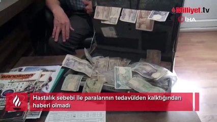 Biriktirdiği paralar pul oldu
