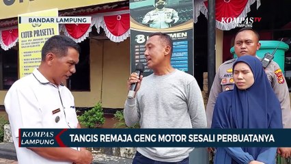Tangis Remaja Geng Motor Pecah Kala Sesali Perbuatannya