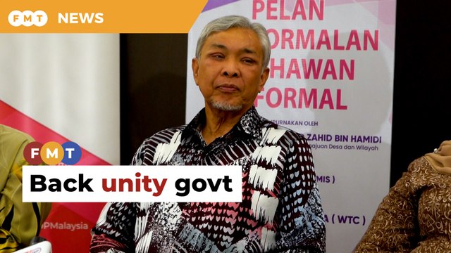 Zahid calls on Najib supporters to back unity govt in state polls