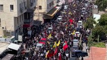 Jenin: Hundreds march in funeral procession for Palestinians killed in Israeli raid