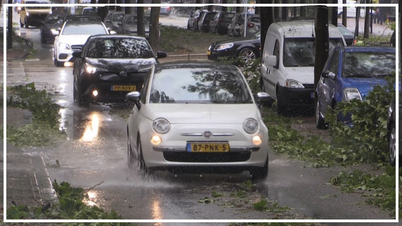 Sturmtief 'Poly' zieht über Deutschland und Niederlande hinweg