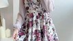 Korean Mini Dress Design-Printed Dress Design-Short Dress-Korean girls Outfit-New Dress Design 2022