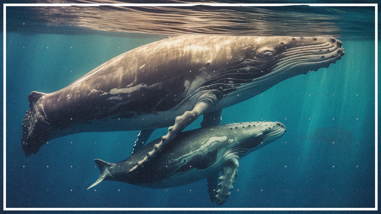 Seltene Videoaufnahmen von säugendem Buckelwal