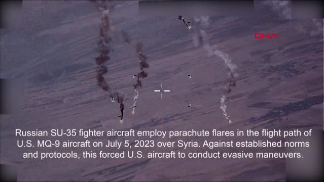 ABD, Rus savaş uçaklarının Suriye'de ABD İHA'larını 'taciz' ettiği görüntüleri yayınladı