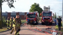 Brand in spuitcabine van spuiterij in Staphorst