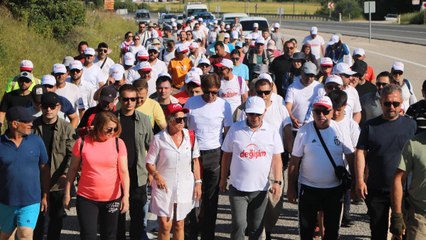 Tanju Özcan’ın Ankara yürüyüşünde 4’üncü gün