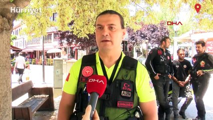 'Motosikletli sağlıkçılar' hayat kurtarıyor