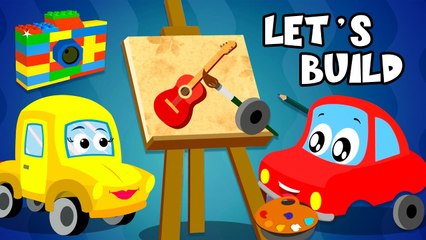 Lets Build Car + More Vehicle Cartoon & Kids Videos
