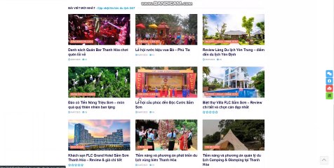 Bản đồ địa điểm du lịch Thanh Hóa