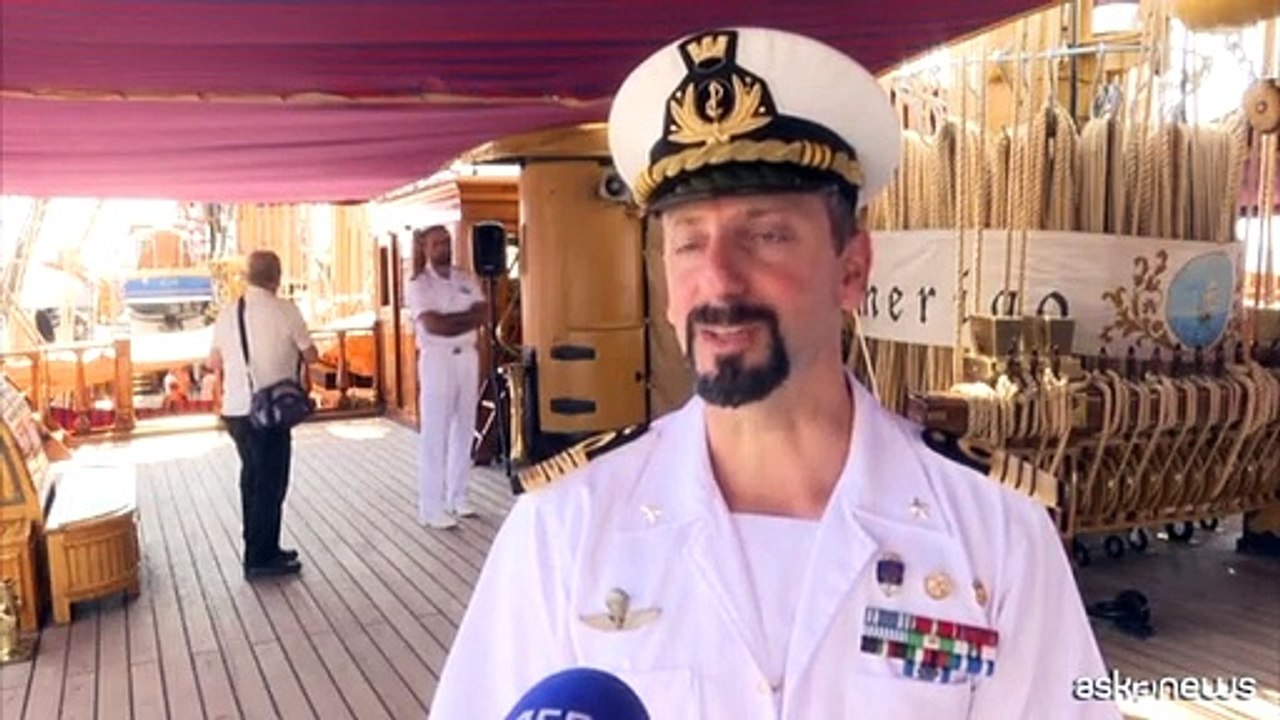 L'Amerigo Vespucci fa scalo a Marsiglia, prima tappa del giro del mondo