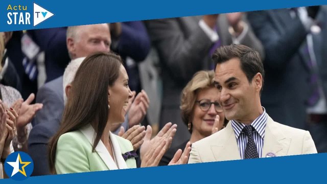 Kate Middleton et Roger Federer complices et hilares dans la loge royale de Wimbledon !