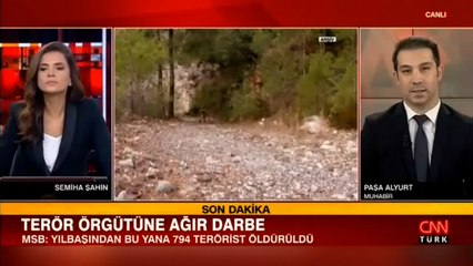 Milli Savunma Bakanlığı tarafından açıklama: 1 Ocak'tan bu yana 794 terörist etkisiz hale getirildi