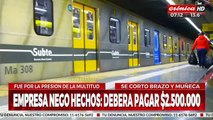 Se accidentó en el subte y deberán pagarle una suma millonaria