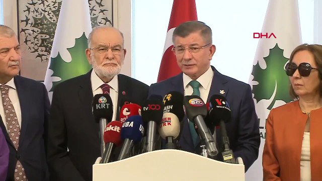 Meclis'te ortak grup kuran Gelecek ve Saadet Partisi hangi isim altında birleşti? İki lider de fedakarlık mesajı verdi