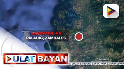 Palawig, Zambales, niyanig ng magnitude 4.8 na lindol