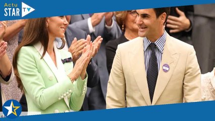 Kate Middleton très proche de Roger Federer à Wimbledon : ce geste peu protocolaire qui fait réagir
