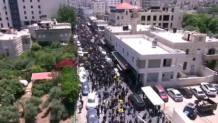 Funérailles collectives pour les Palestiniens tués lors d'une opération militaire à Jénine