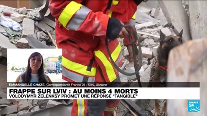 Frappe sur Lviv : "on voit qu'il y a des dommages extrêmement conséquents"