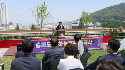 [충북] 충청북도, 청사 옥상에 하늘정원 조성 / YTN