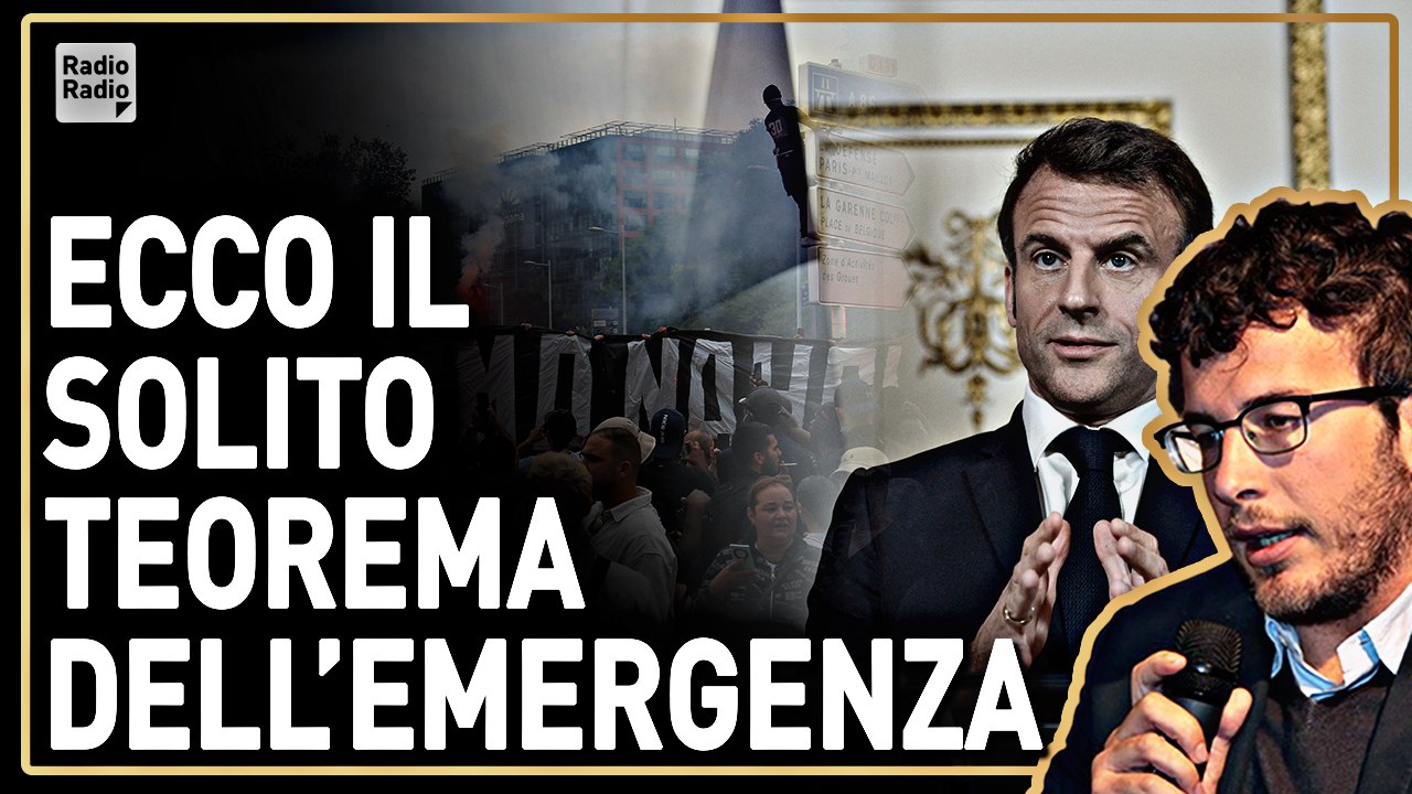 L'assurda (e preoccupante) scusa che Macron ha usato per spiegare la rivolta in Francia