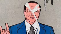 Milano, vandalizzato anche il secondo murale dedicato a Berlusconi