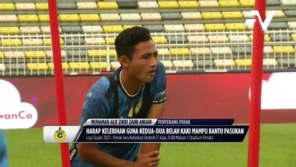 Aliff Zakri sedia balas kepercayaan Yusri Che Lah jadi taruhan utama Perak hadapi Kelantan United