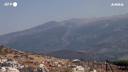 Israele colpisce il Libano in risposta al lancio di un razzo