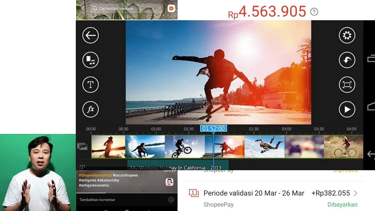 BISA GAJIAN TIAP MINGGU DARI SHOPEE VIDEO‼️CUMA REUPLOAD VIDEO‼️KOMISI SHOPEE AFFILIATE