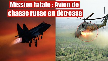 Crash d'un avion de chasse russe MiG-31