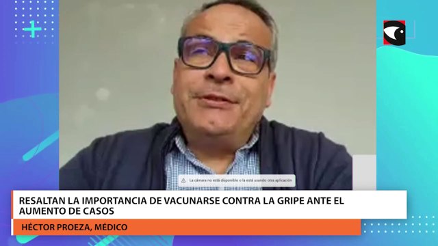 Héctor Proeza, médico, frente al aumento de casos de gripe, expresó la vacunación y el autocuidado es muy importante