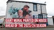 Mission to Burnley mural painted on side of house opposite Turf Moor