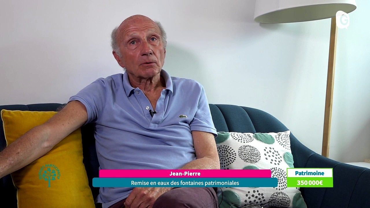 BUDGET PARTICIPATIF - Remise en eaux des fontaines patrimoniales