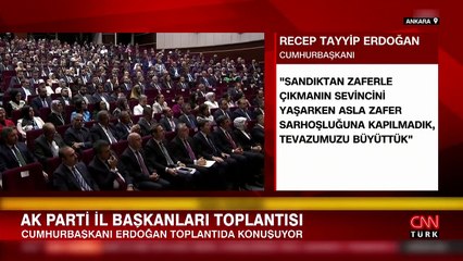 Cumhurbaşkanı Erdoğan: Partimizin oylarındaki negatif ayrışmanın farkındayız