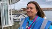 Denise McGuckin welcomes the Tall Ships Races to Hartlepool