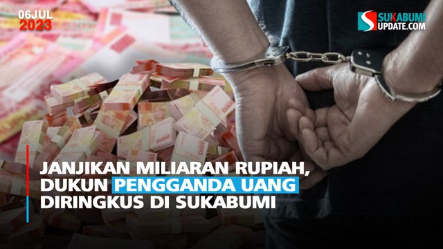 Janjikan Miliaran Rupiah, Dukun Pengganda Uang Diringkus di Sukabumi