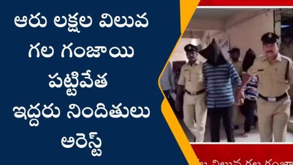 అనకాపల్లి జిల్లా: భారీగా గంజాయి పట్టివేత... ఇద్దరు అరెస్ట్
