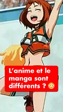 Les corps des perso dans My Hero Academia sont différents entre le manga et l'anime
