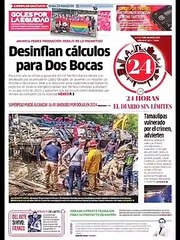 24 Horas El Gobierno de México baja estimado de producción para Dos Bocas