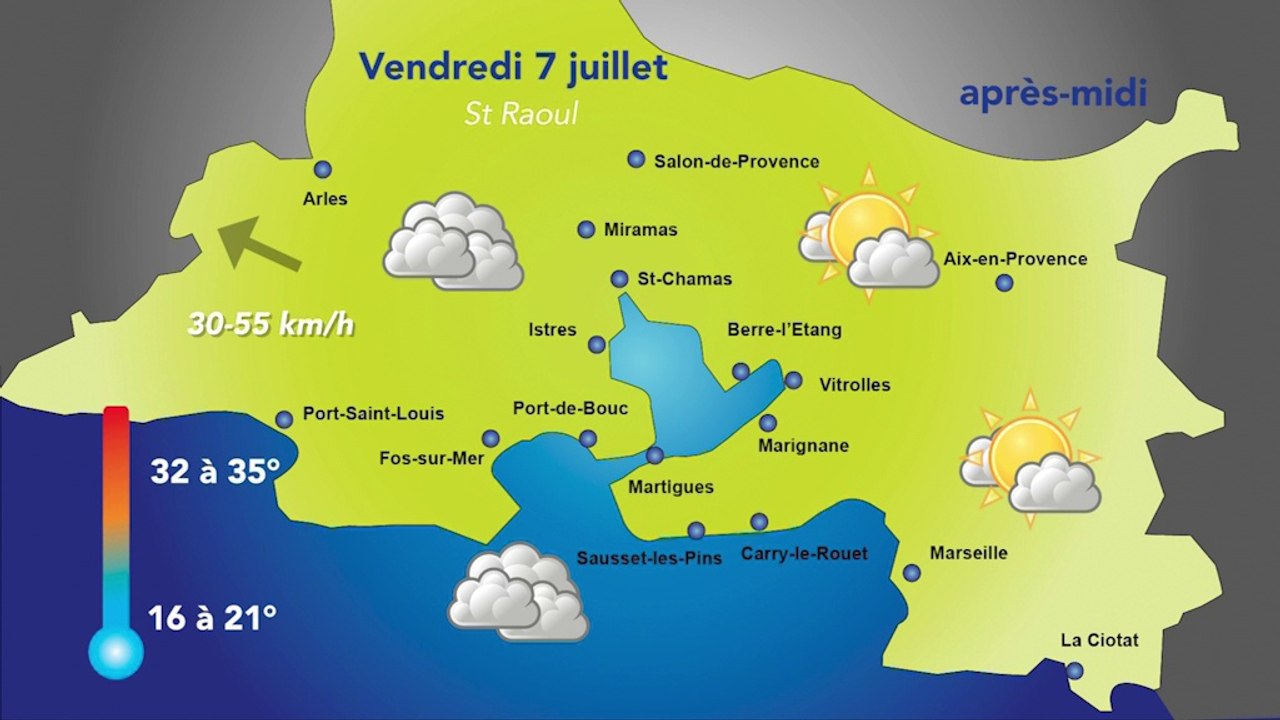 Météo de vendredi 7 juillet : retour du Sirocco!