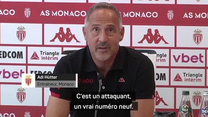 Monaco - Hütter : "Ben Yedder est un vrai numéro neuf"