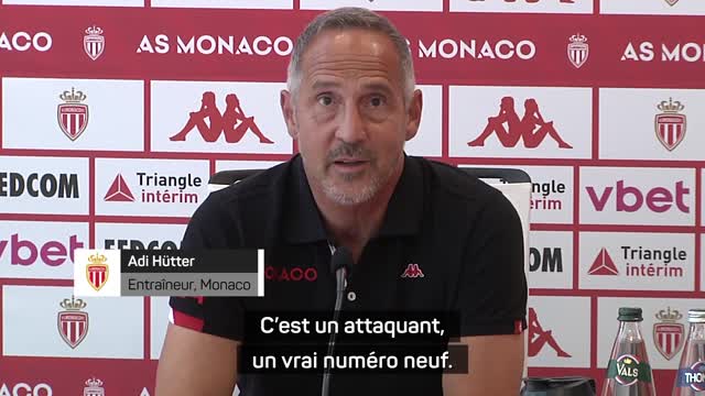 Monaco - Hütter : "Ben Yedder est un vrai numéro neuf"