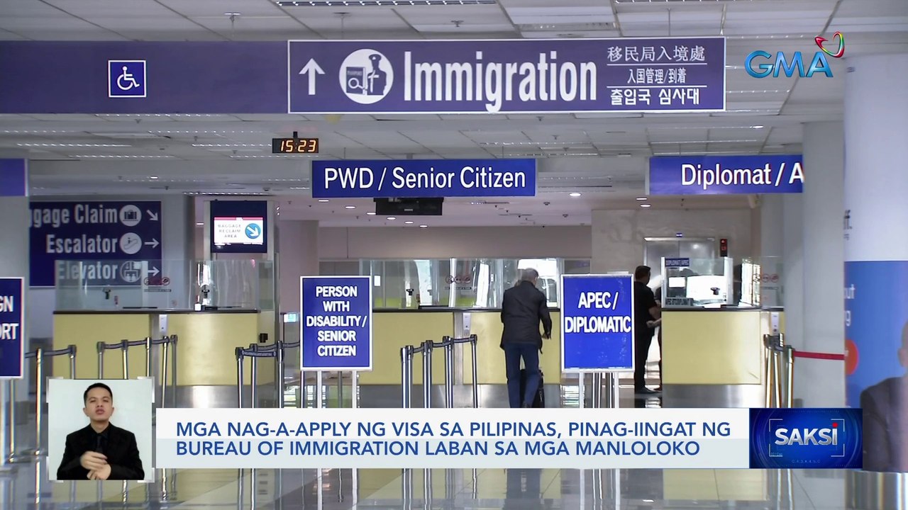 Mga nag-a-apply ng visa sa Pilipinas, pinag-iingat ng Bureau of Immigration laban sa mga manloloko | Saksi