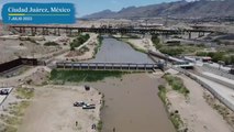 no usar Se refrescan en el Río Bravo por altas temperaturas