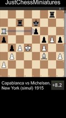 Blacks Rock cant fight against Capablanca Pawns